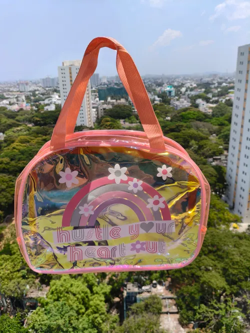 Multipurpose Holographic Neon  Tote Bags